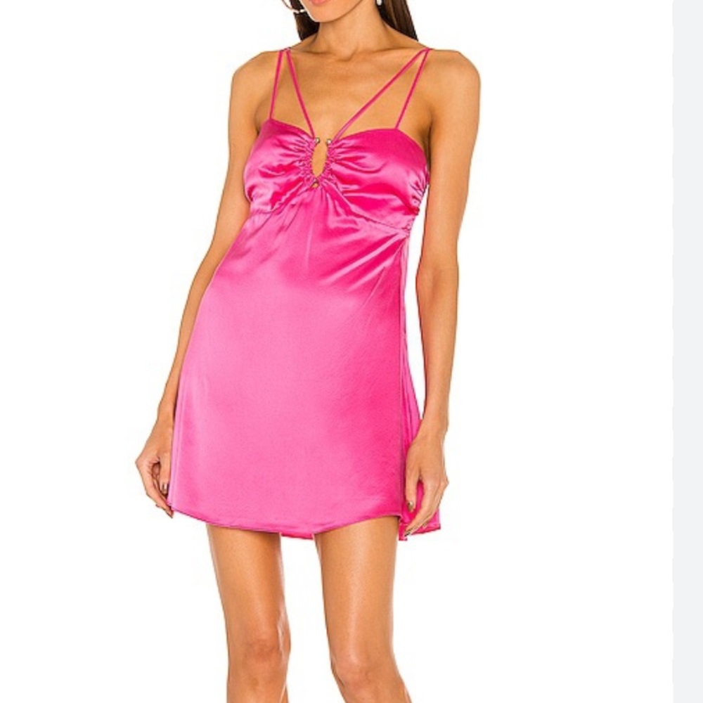 NEW NWT NICHOLAS Margot Mini Dress Paris Pink